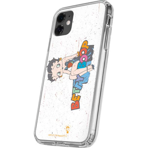 Betty Boop Splatter iPhone 11 Clear Case
