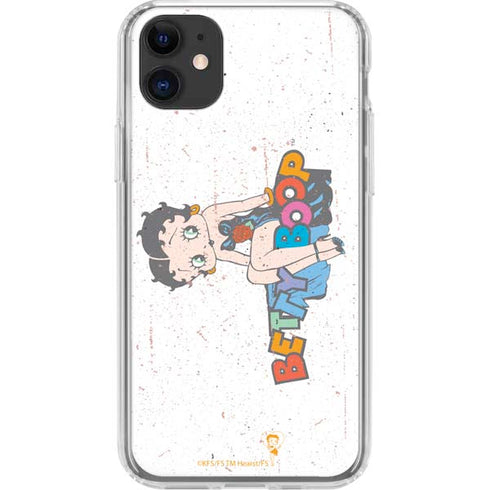 Betty Boop Splatter iPhone 11 Clear Case