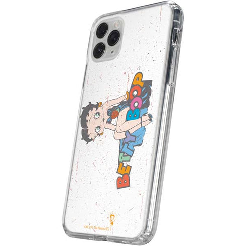 Betty Boop Splatter iPhone 11 Pro Clear Case