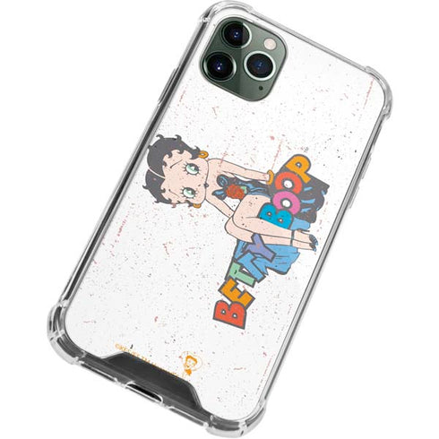 Betty Boop Splatter iPhone 11 Pro Max Clear Case