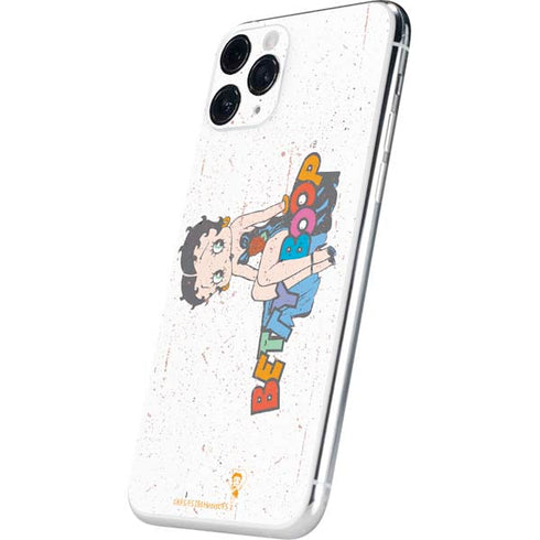 Betty Boop Splatter iPhone 11 Pro Skin