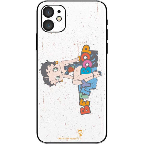 Betty Boop Splatter iPhone 11 Skin