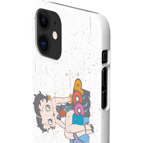 Betty Boop Splatter iPhone 12 Mini Lite Case