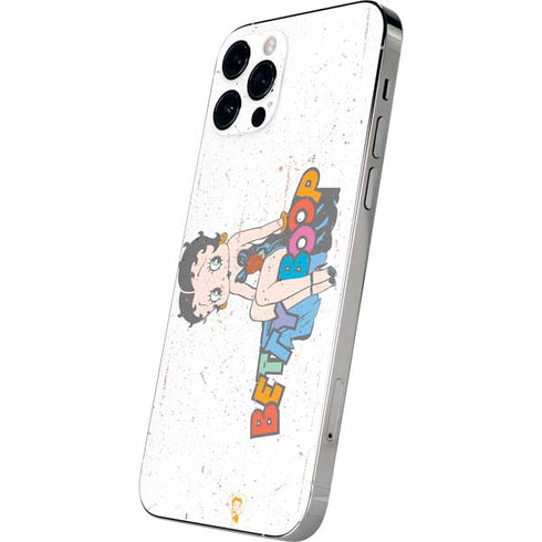 Betty Boop Splatter iPhone 12 Pro Skin