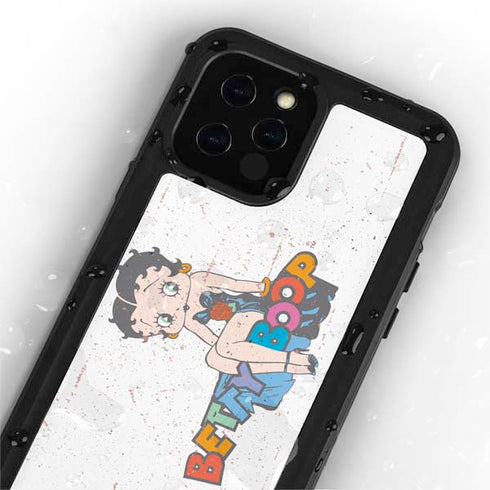 Betty Boop Splatter iPhone 12 Pro Waterproof Case