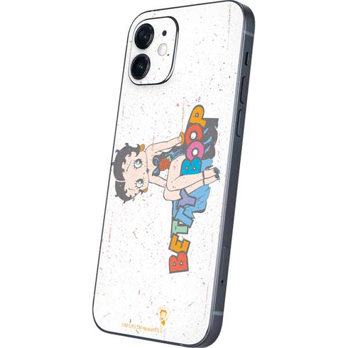 Betty Boop Splatter iPhone 12 Skin