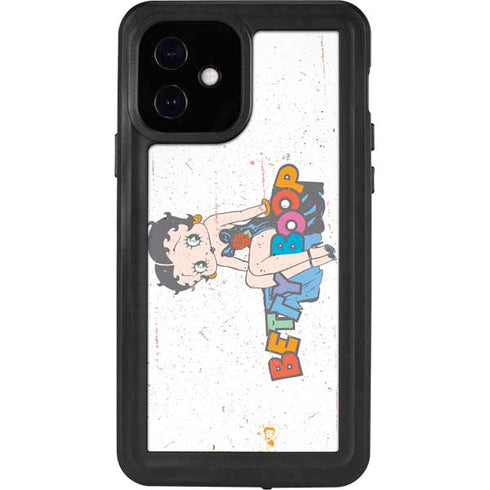 Betty Boop Splatter iPhone 12 Waterproof Case