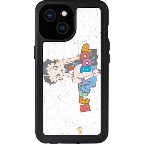 Betty Boop Splatter iPhone 13 Mini Waterproof Case