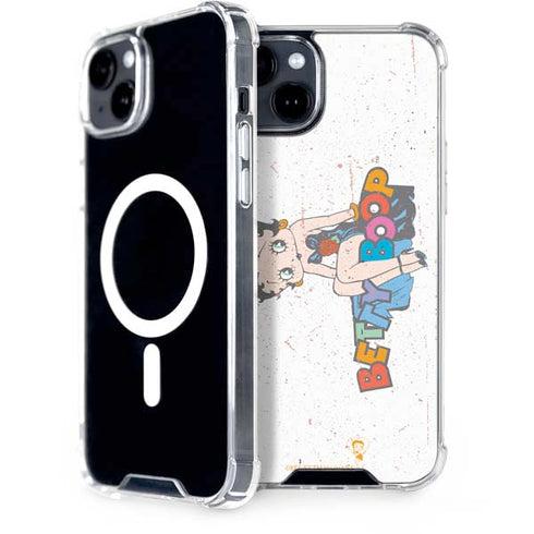 Betty Boop Splatter iPhone 15 Plus MagSafe Case