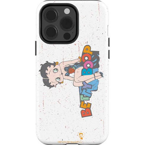 Betty Boop Splatter iPhone 15 Pro Impact Case