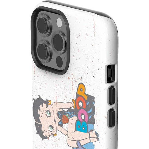 Betty Boop Splatter iPhone 15 Pro Max Impact Case