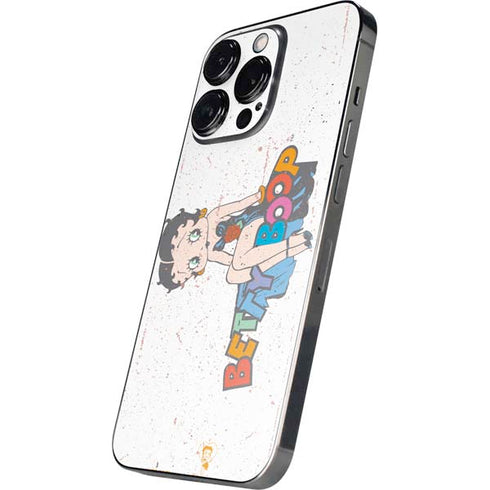 Betty Boop Splatter iPhone 14 Pro Max Skin