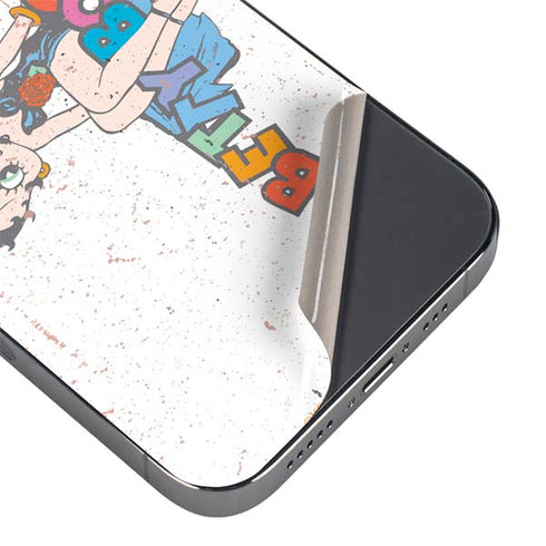 Betty Boop Splatter iPhone 14 Pro Max Skin