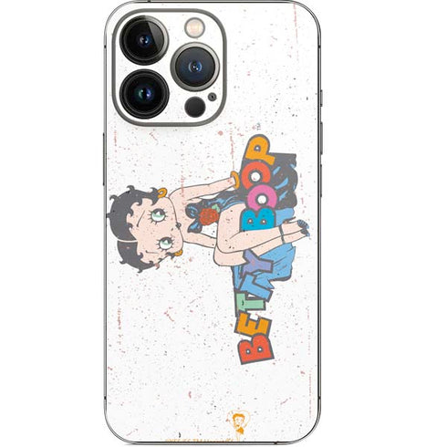 Betty Boop Splatter iPhone 14 Pro Skin