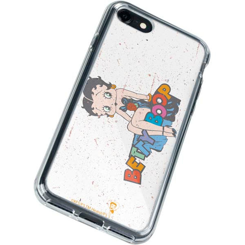 Betty Boop Splatter iPhone SE (2nd & 3rd Gen) Clear Case