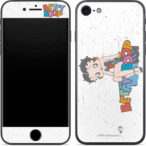 Betty Boop Splatter iPhone SE (2nd & 3rd Gen) Skin