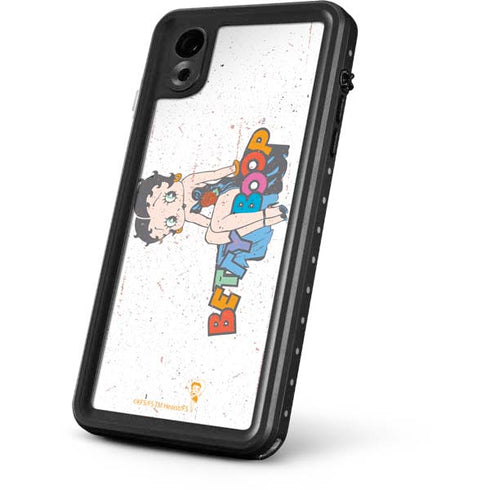 Betty Boop Splatter iPhone XR Waterproof Case