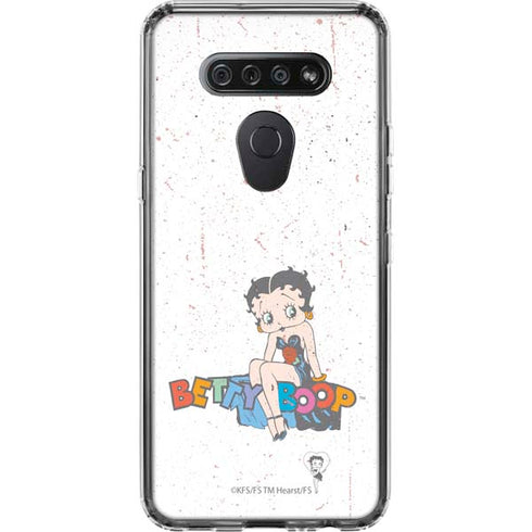 Betty Boop Splatter LG K51/Q51 Clear Case