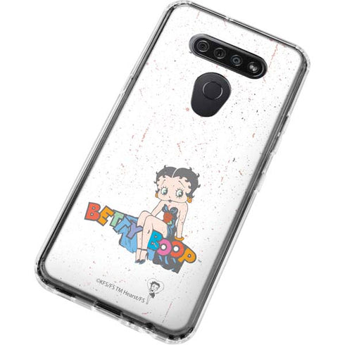 Betty Boop Splatter LG K51/Q51 Clear Case