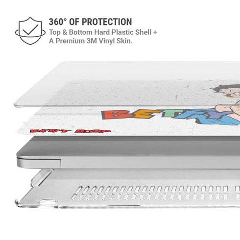 Betty Boop Splatter MacBook Air 13in M1 (2021) Case plus Skin