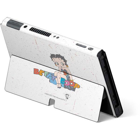 Betty Boop Splatter Nintendo Switch OLED (2021) Skin