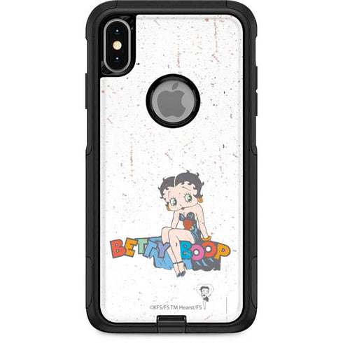 Betty Boop Splatter Otterbox Commuter iPhone Skin