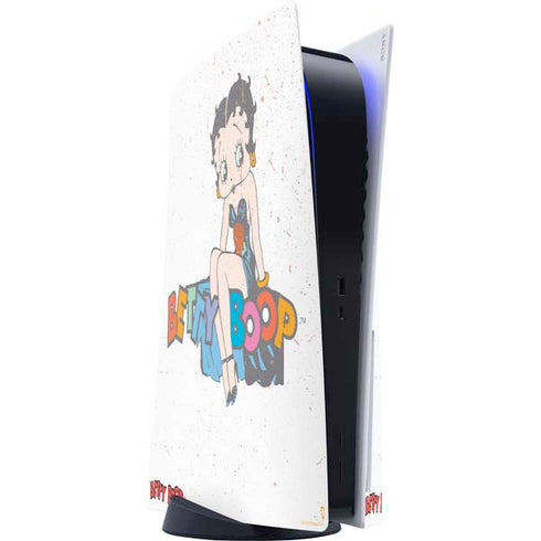 Betty Boop Splatter PS5 Console Skin