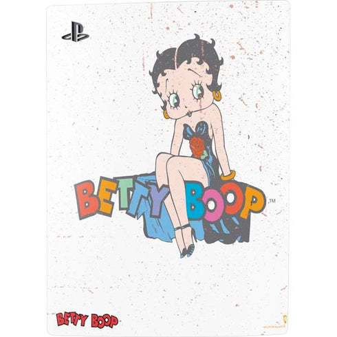 Betty Boop Splatter PS5 Digital Edition Console Skin