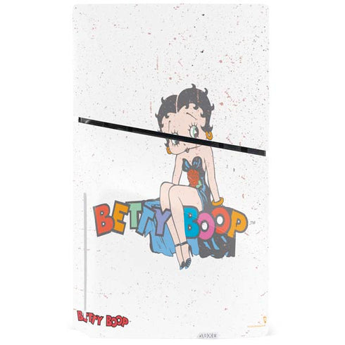 Betty Boop Splatter PS5 Slim Disk Console Skin
