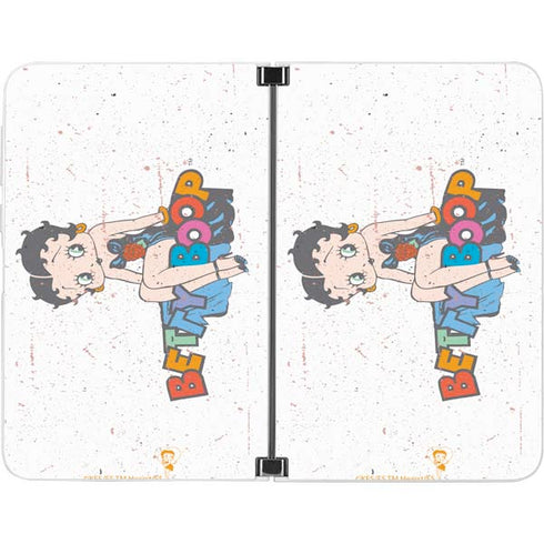 Betty Boop Splatter Surface Duo Skin