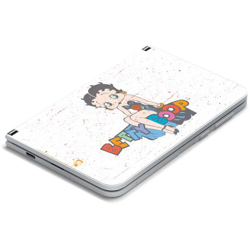 Betty Boop Splatter Surface Duo Skin