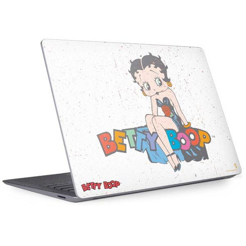 Betty Boop Splatter Surface Laptop 3 13.5in Skin