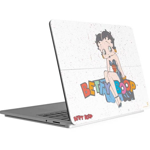 Betty Boop Splatter Surface Laptop Studio Skin