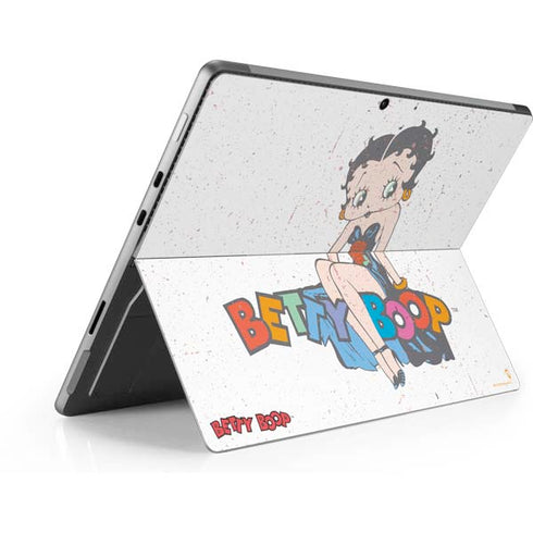 Betty Boop Splatter Surface Pro 9 Skin
