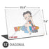 Betty Boop Splatter Universal Laptop 13in (10.6 x 7.6in) Skin
