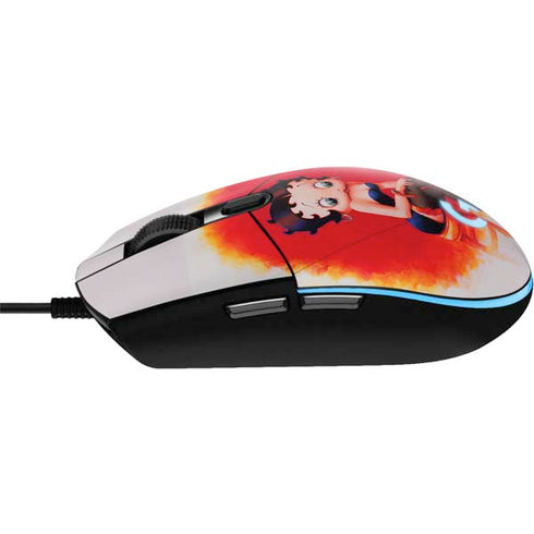 Betty Boop Stockings G203 Prodigy RGB Wired Gaming Mouse Skin