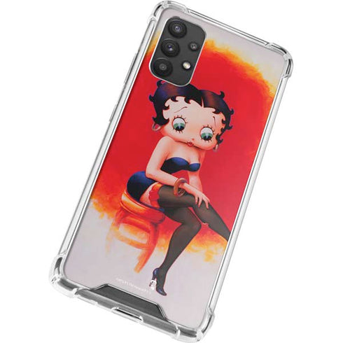 Betty Boop Stockings Galaxy A32 5G Clear Case
