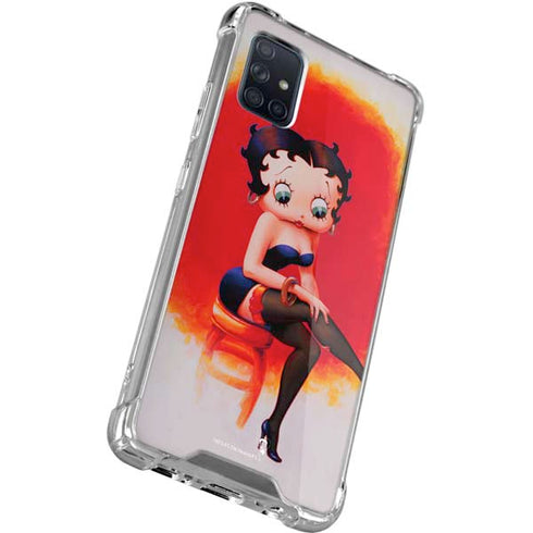 Betty Boop Stockings Galaxy A51 5G Clear Case