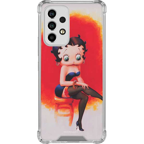 Betty Boop Stockings Galaxy A53 5G Clear Case