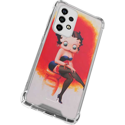 Betty Boop Stockings Galaxy A53 5G Clear Case