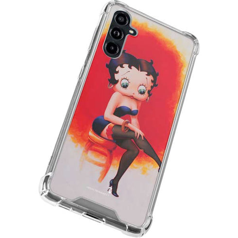 Betty Boop Stockings Galaxy A54 5G Clear Case