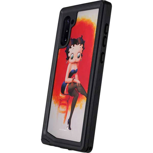 Betty Boop Stockings Galaxy Note 10 Waterproof Case