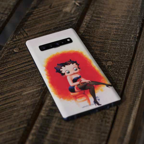 Betty Boop Stockings Galaxy S10 Plus Skin