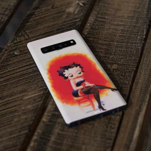 Betty Boop Stockings Galaxy S10 Skin