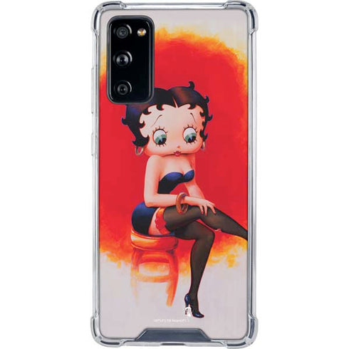 Betty Boop Stockings Galaxy S20 FE Clear Case