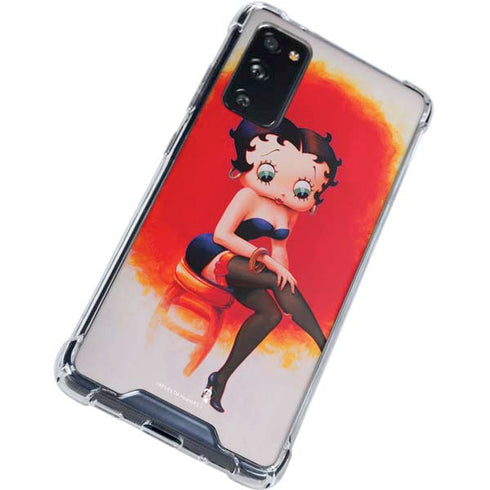 Betty Boop Stockings Galaxy S20 FE Clear Case