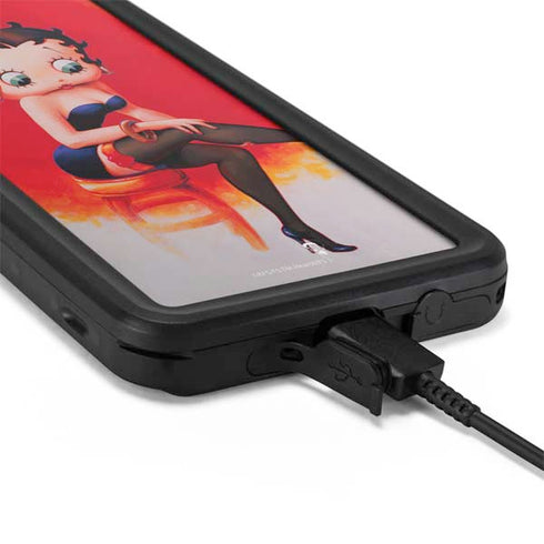 Betty Boop Stockings Galaxy S20 Plus Waterproof Case