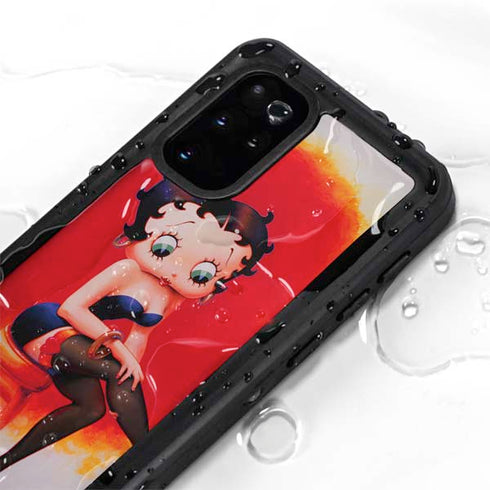 Betty Boop Stockings Galaxy S20 Plus Waterproof Case