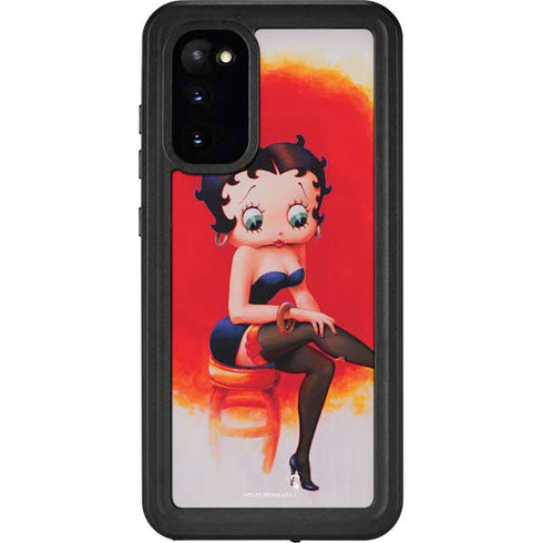 Betty Boop Stockings Galaxy S20 Waterproof Case