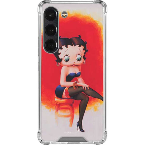 Betty Boop Stockings Galaxy S23 Clear Case